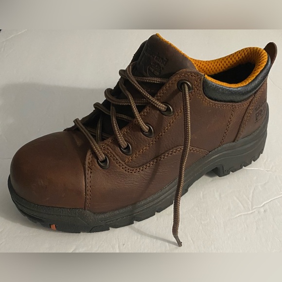 EUC Timberland Pro Titan Casual Alloy Safety Toe, Oxfords, Work, Sz 7, Leather - Picture 6 of 14